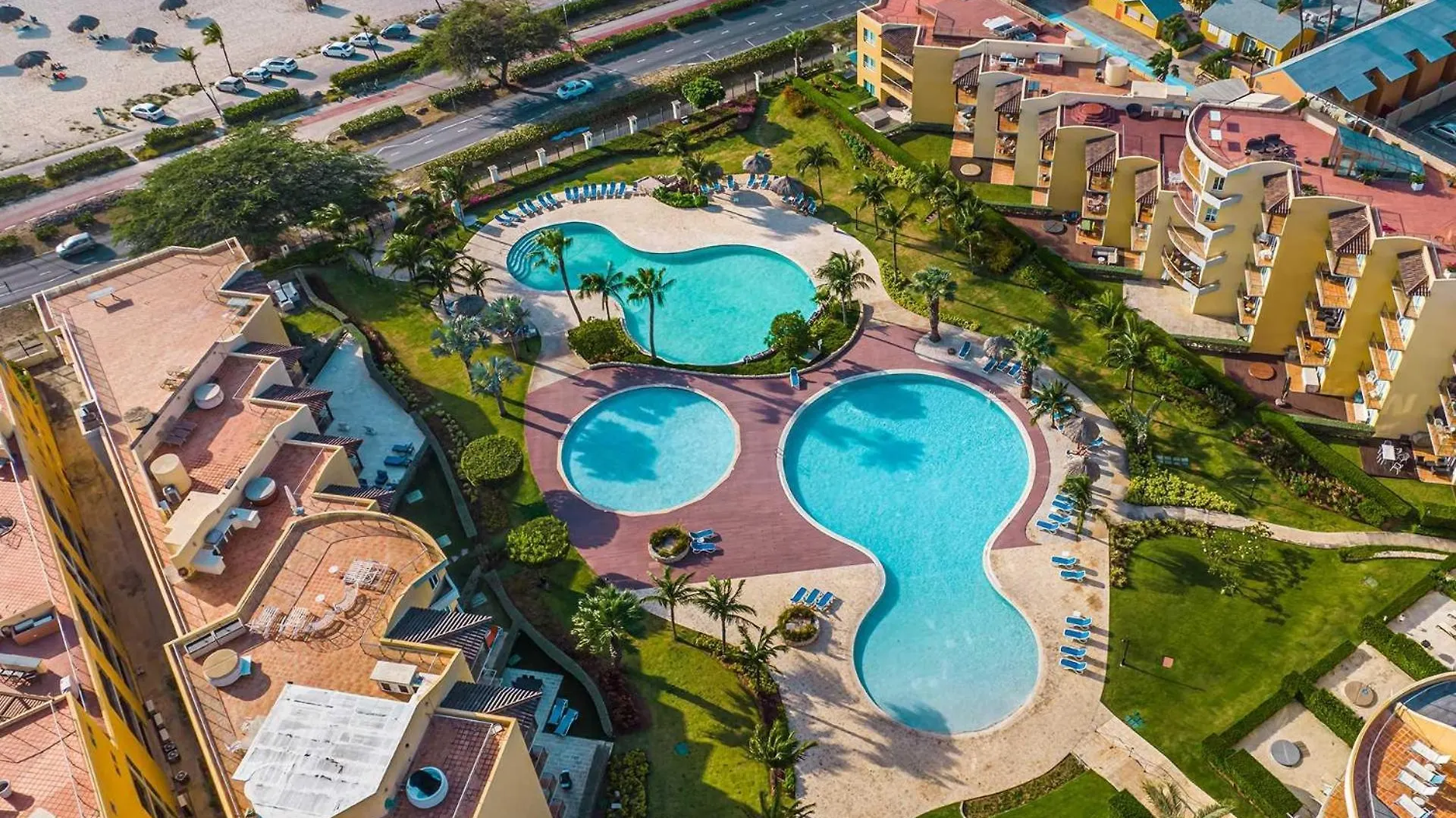 Beachfront - Paradise View 2Br Condo - A346 Palm Beach Aruba